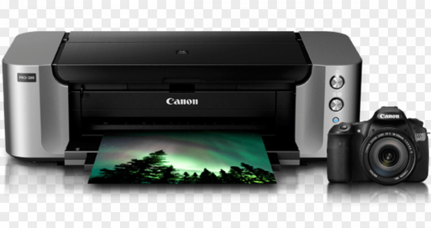 Canon Printer Inkjet Printing PIXMA PRO-100 Camera PNG