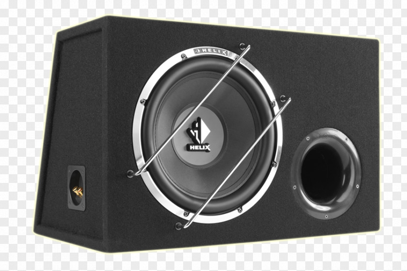 Car HELIX P 10W 25 Cm Subwoofer 4 Ohm / 300 Watt Loudspeaker Bilstereo PNG