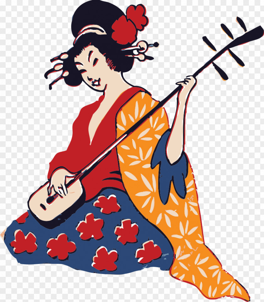 Chinese Painting Geisha Japanese Art Drawing Clip PNG