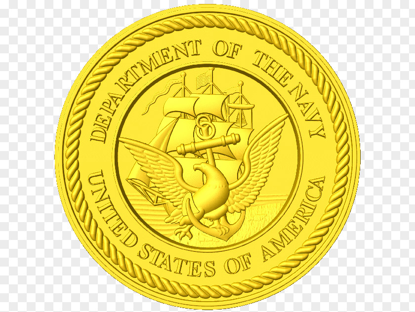 Coin Kemine Bronze Medal Gold PNG
