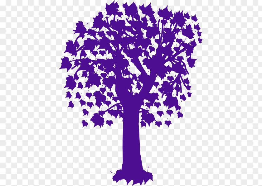 Purple Autumn Trees Clip Art Tree PNG