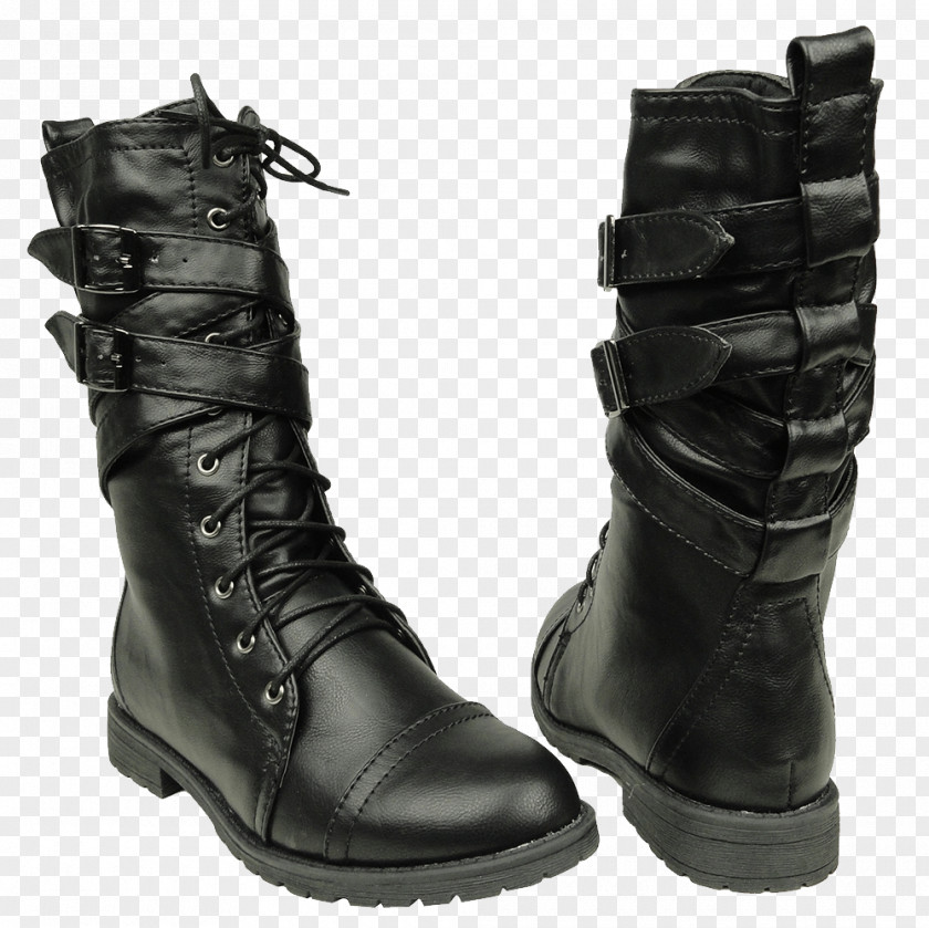 Black Boots Image Motorcycle Boot Shoe Dress PNG