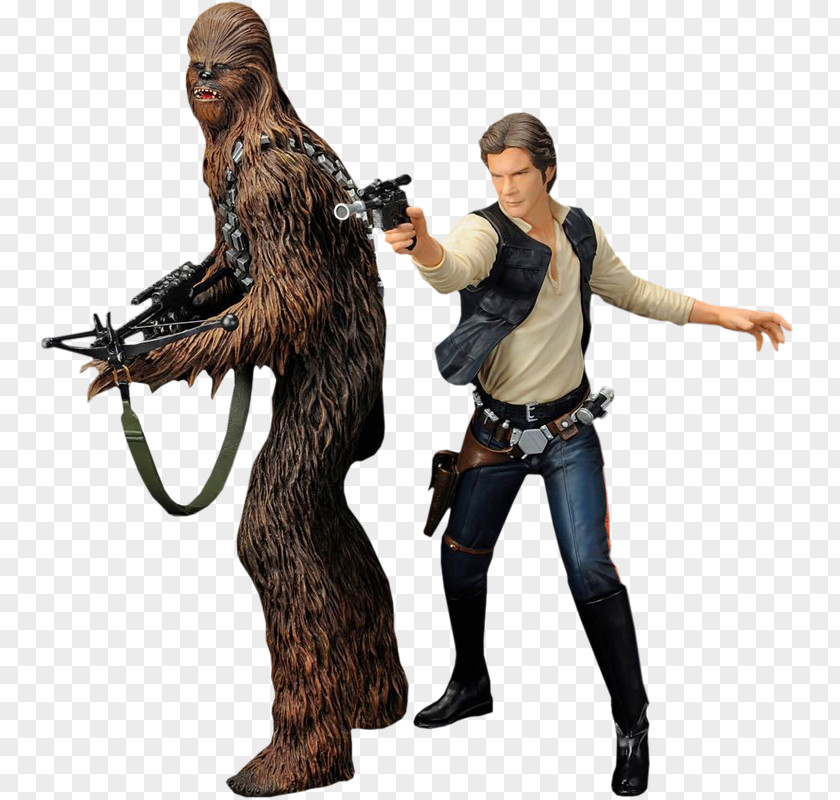 Chewbacca Han Solo Action & Toy Figures Star Wars Statue PNG