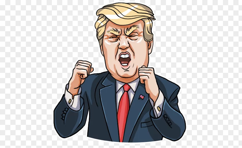 Donald Trump Telegram Sticker Clip Art Politician PNG