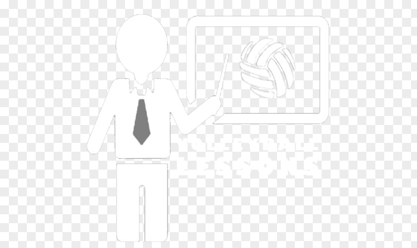 Playing Volleyball Paper White Finger Pattern PNG