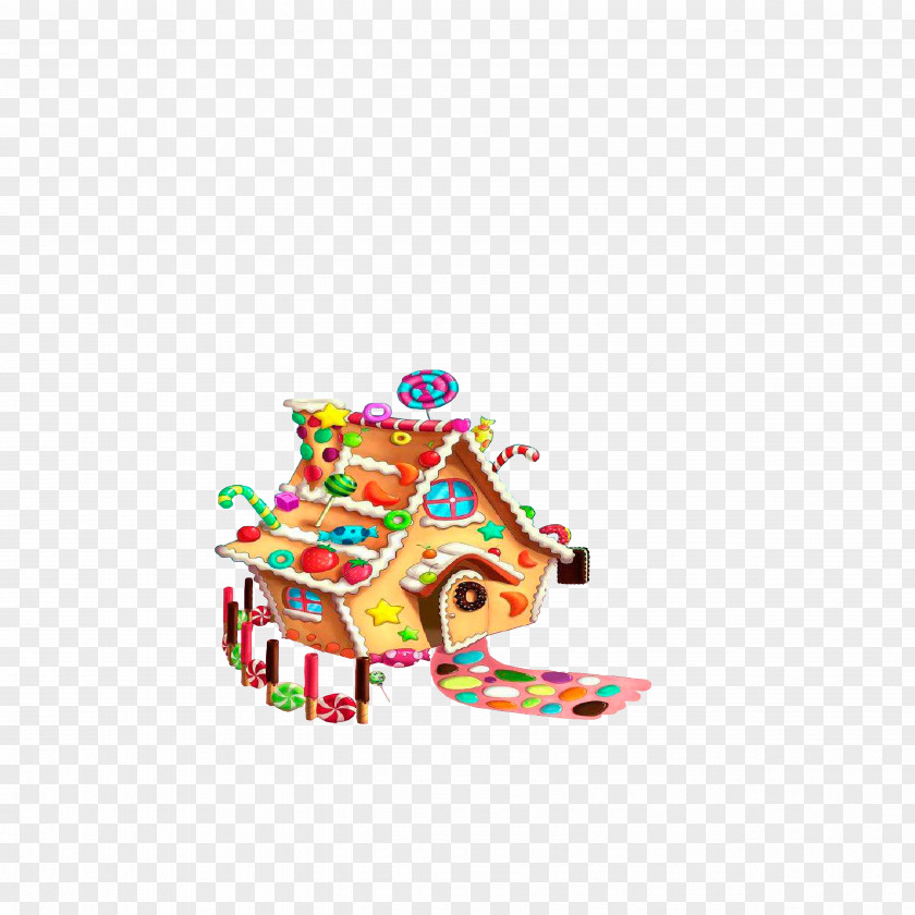 Sweet Candy House Cartoon Drawing PNG