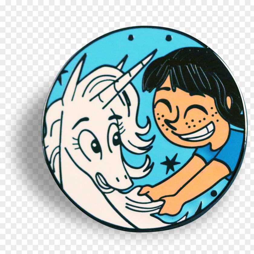 Unicorn Head Phoebe And Her Lapel Pin GoComics Clothing Accessories PNG