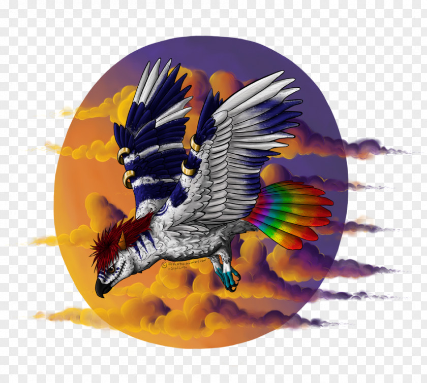 Harpy Eagle Beak Feather PNG