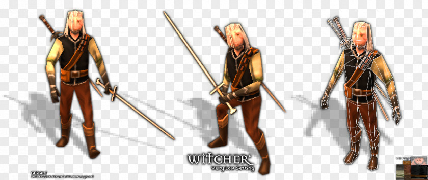 Low Poly Male The Witcher 3: Wild Hunt Geralt Of Rivia Video Games PNG