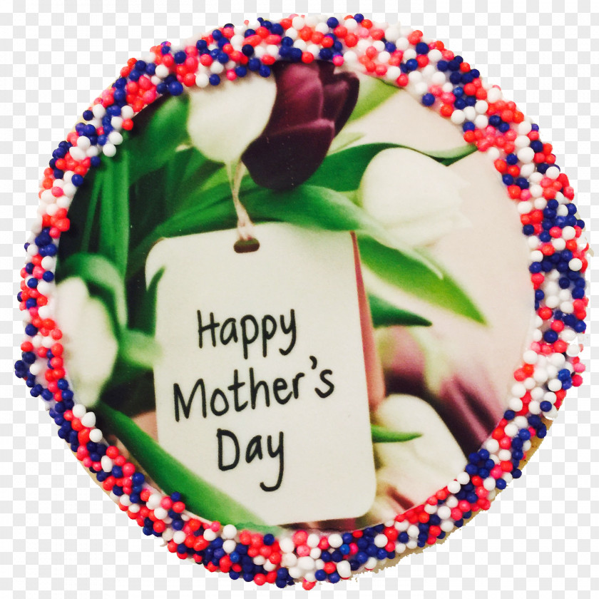 Mother's Day Flower Cake Font PNG