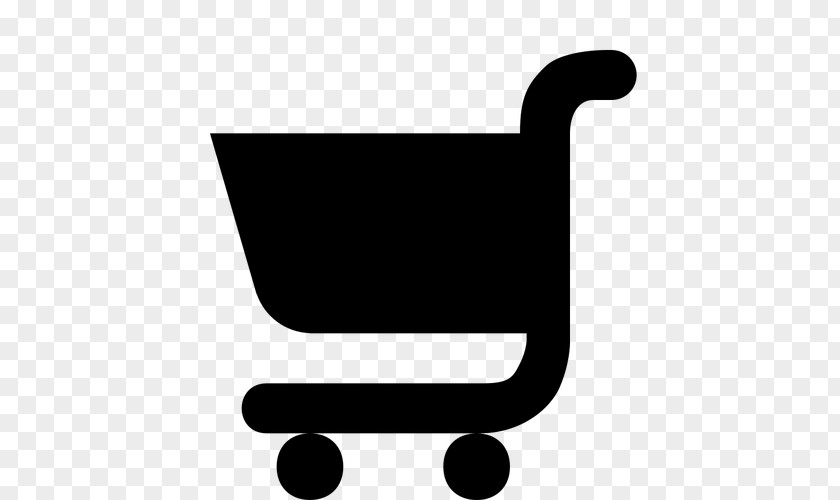 Silhouette Supermarket Shopping Cart Drawing Clip Art PNG
