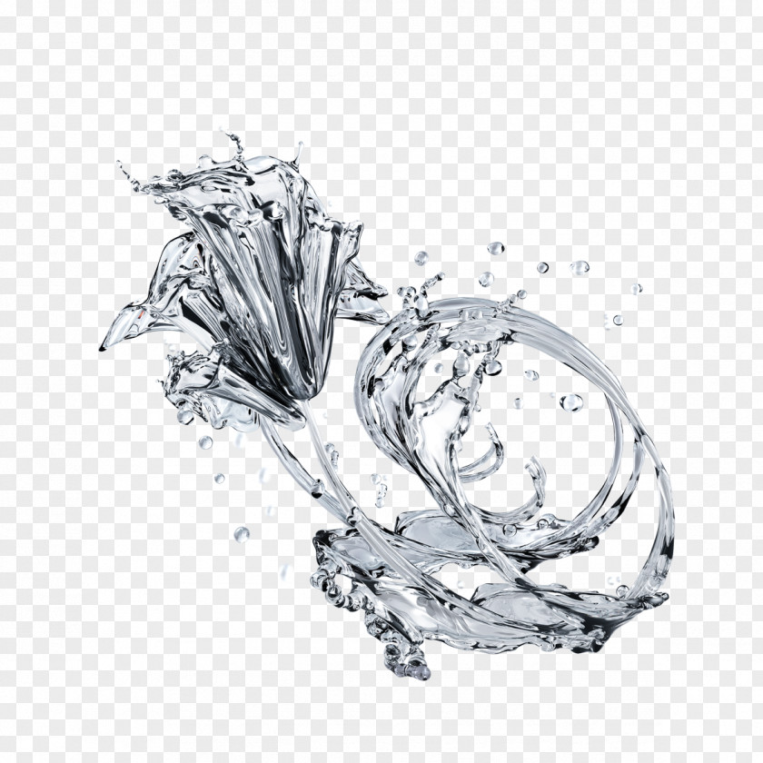 Water Elemental Drop PNG