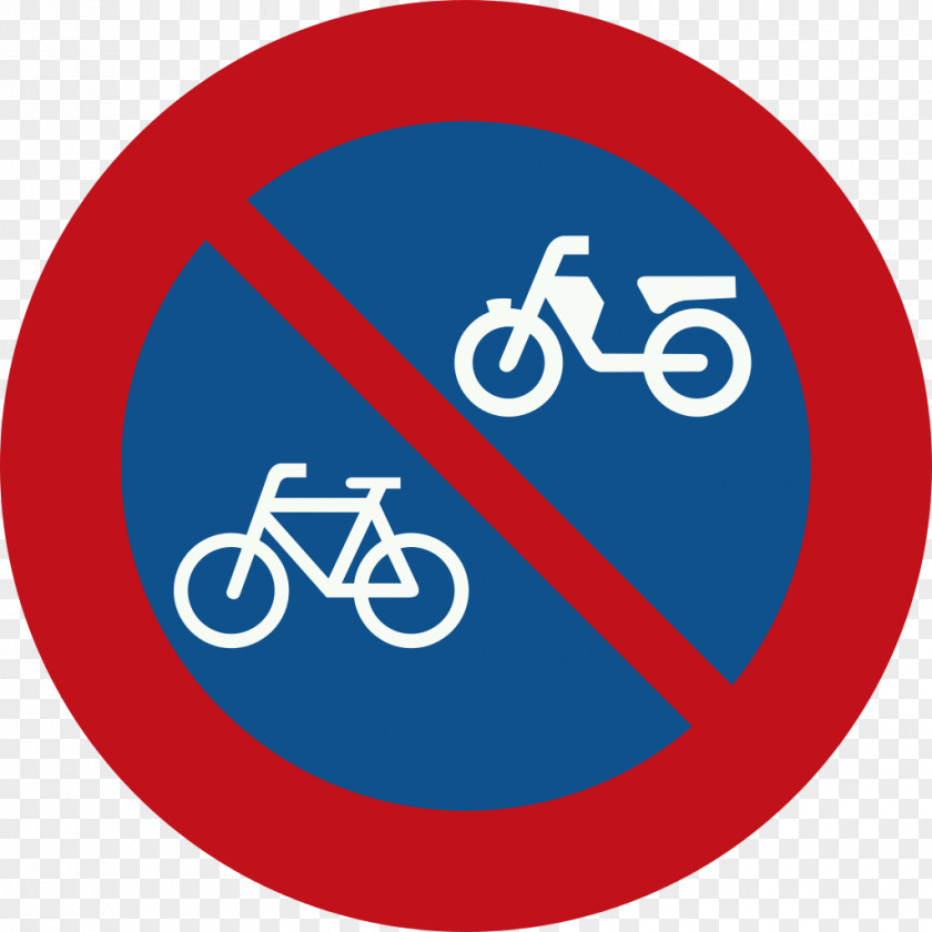 Bicycle Traffic Sign Moped Car Stock Photography PNG