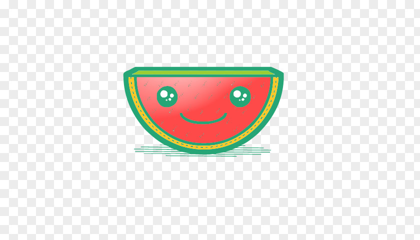 Cute Cartoon Watermelon Icon PNG