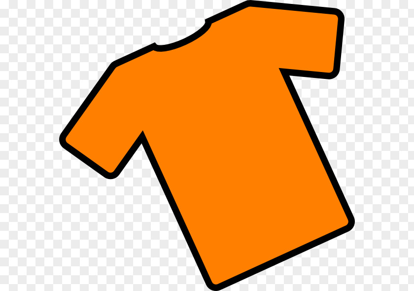 Kids Shirt Clipart T-shirt Orange Clip Art PNG
