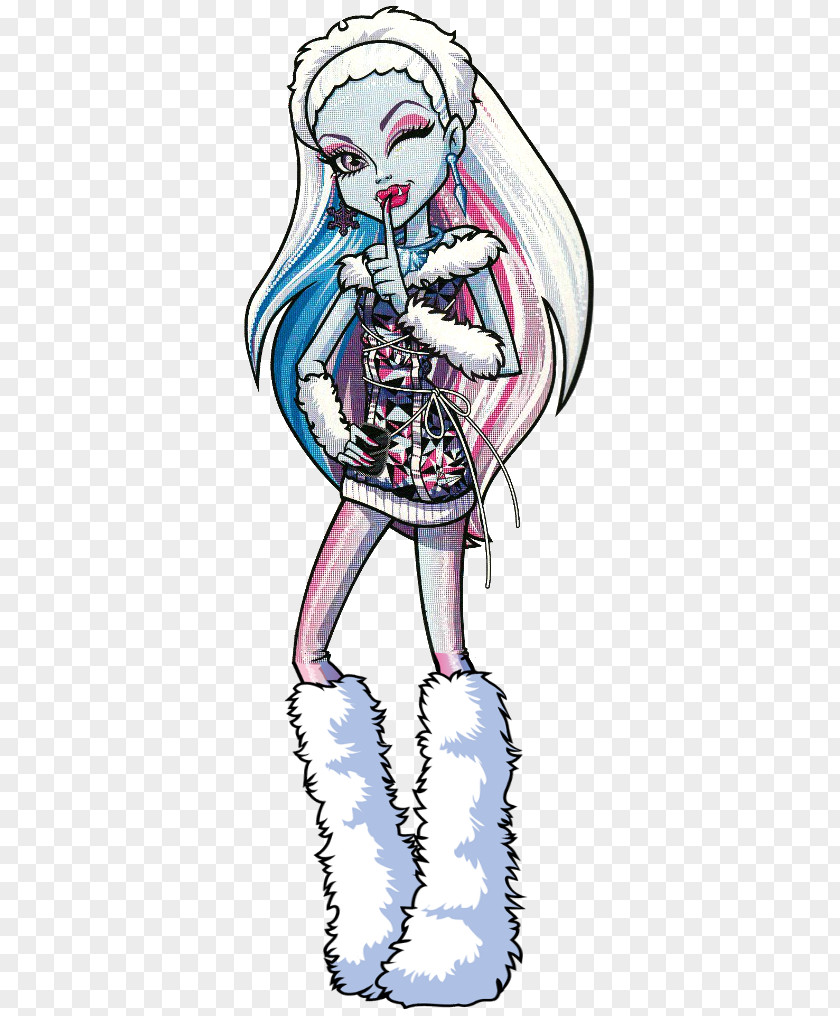 Monster High Voltageous Hair Frankie Stein Doll Art PNG