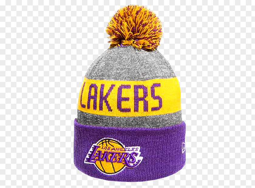 Beanie Los Angeles Lakers NBA Knit Cap Hat PNG