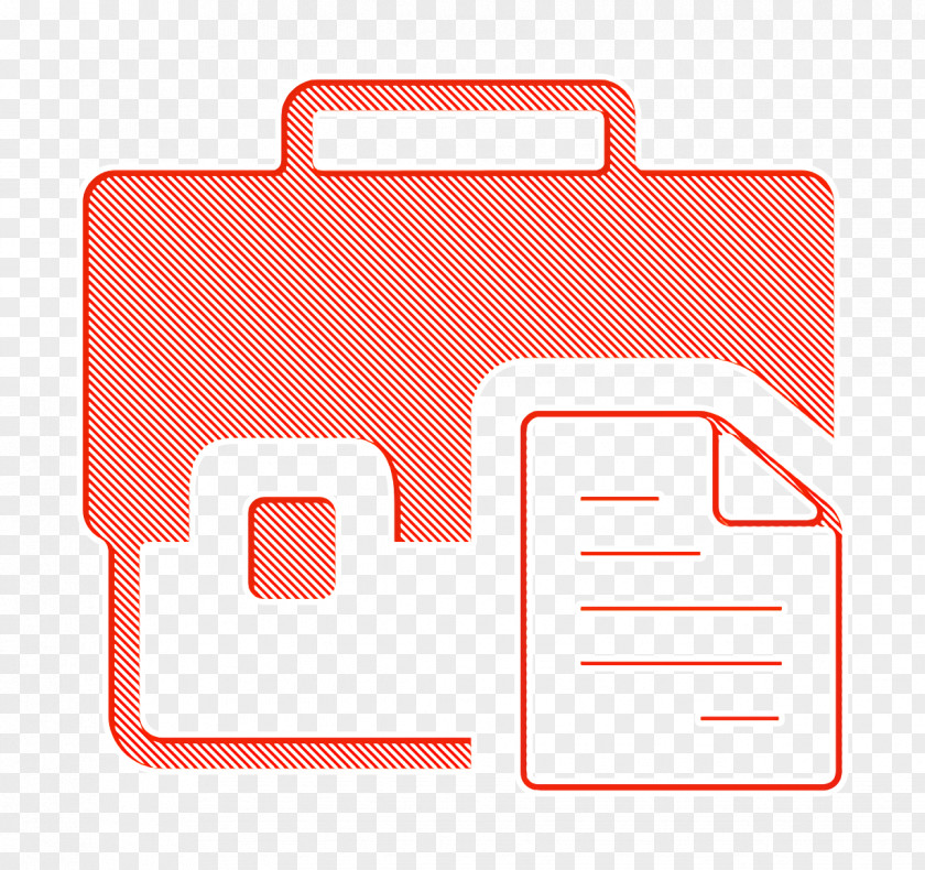 Briefcase And Document Icon Case Enterprise PNG