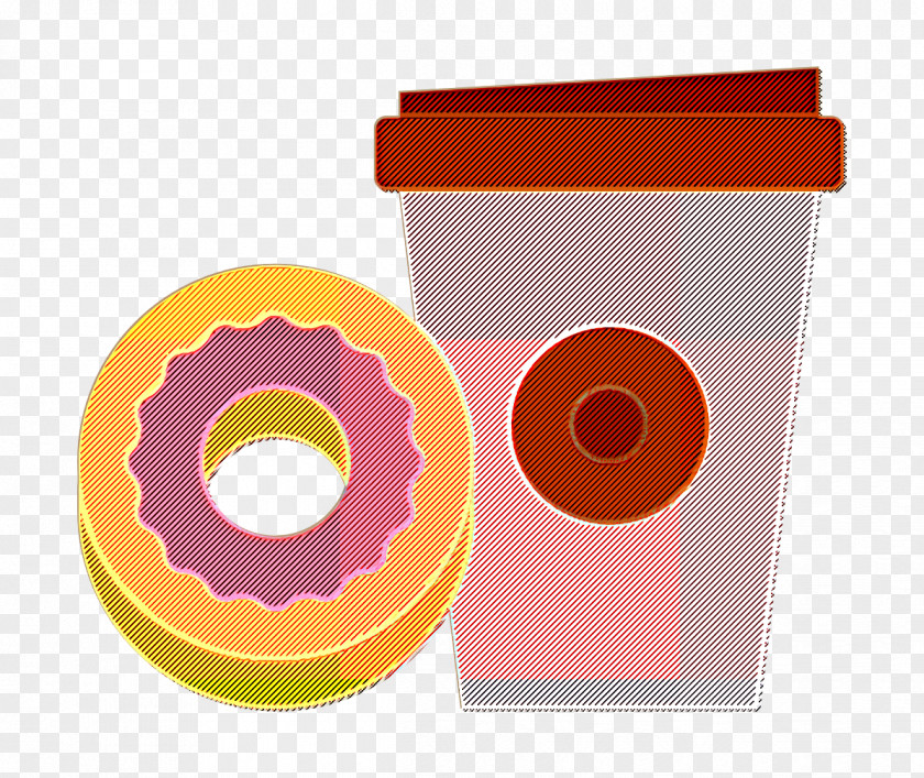 Coffee Icon Paper Cup Donut PNG