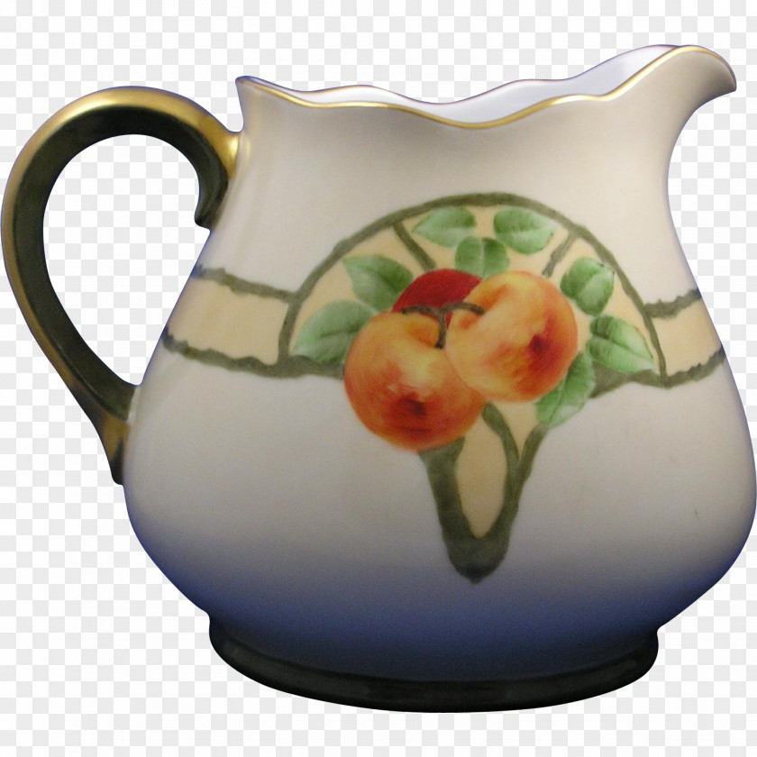 Lemonade Pitcher Jug Mug Porcelain Tableware PNG