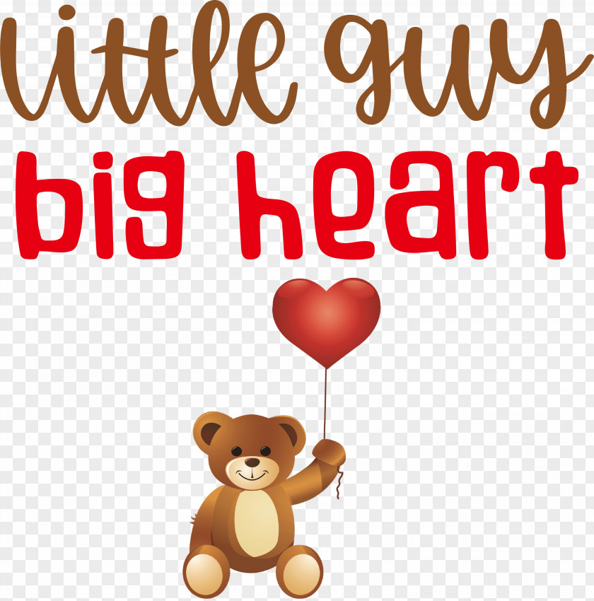 Little Guy Big Heart Valentines Day Quote PNG