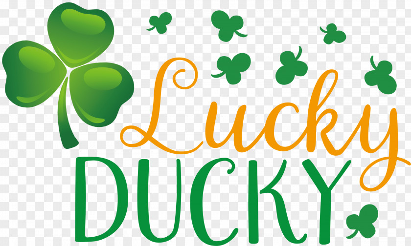 Lucky Ducky Patricks Day Saint Patrick PNG