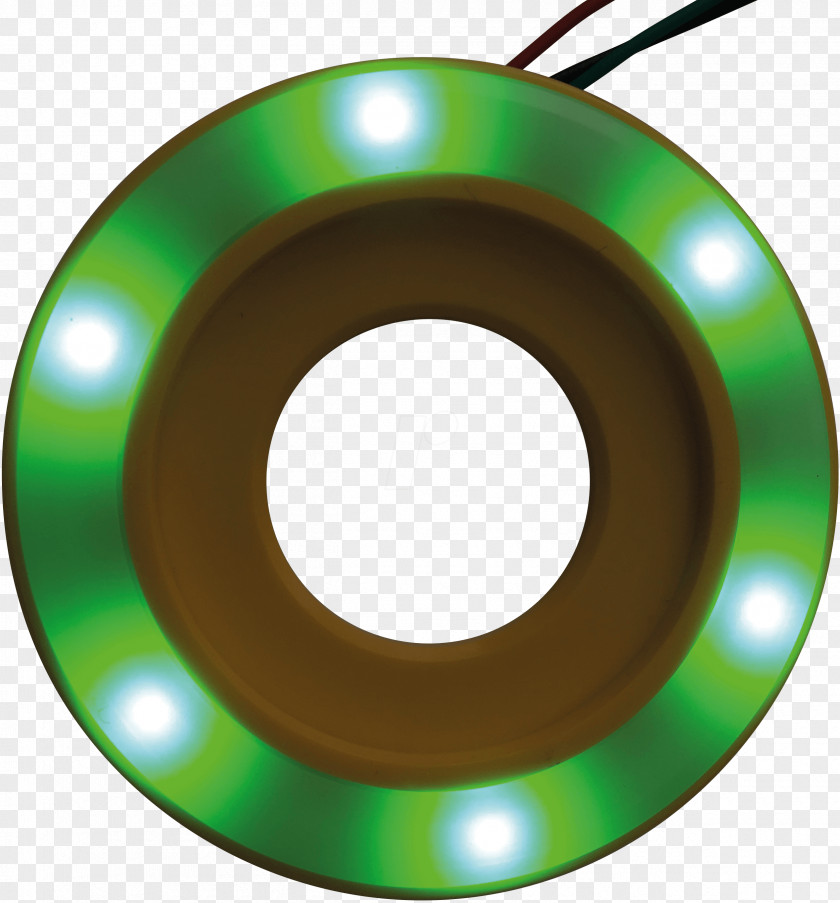 Yellow Halo Circle Wheel Green PNG