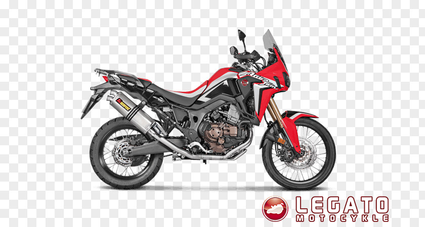 Africa Twin Honda Exhaust System Motorcycle Accessories PNG