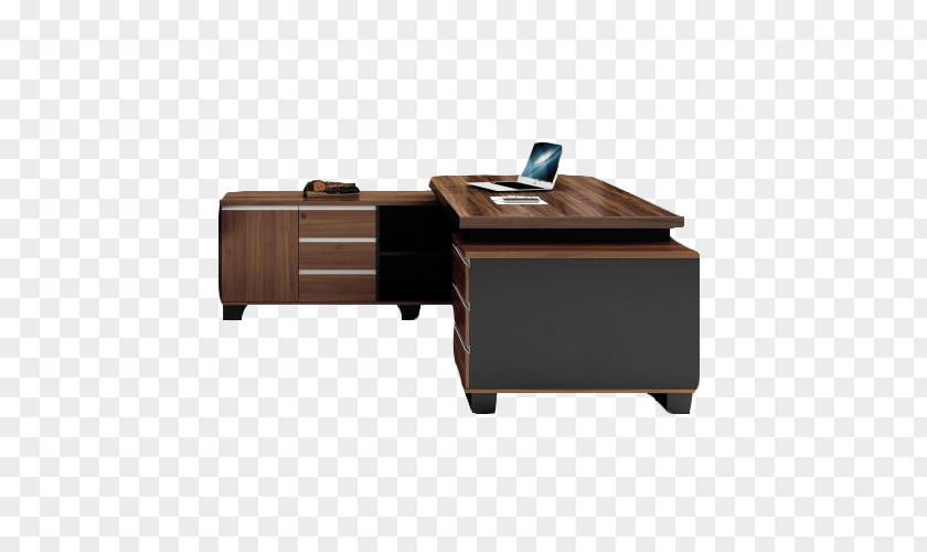Brown Work Supplies Boss Table PNG