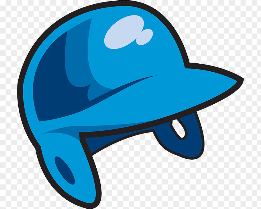 Cartoon Hand Painted Blue Hat Baseball Bat Batter Umpire PNG
