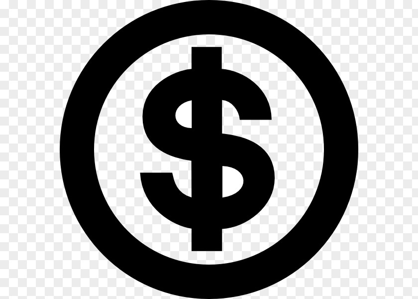 CASHIER Dollar Sign Currency Symbol Clip Art PNG