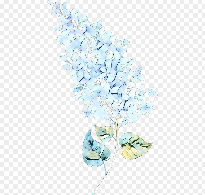 Cornales Hydrangea Flowers Background PNG