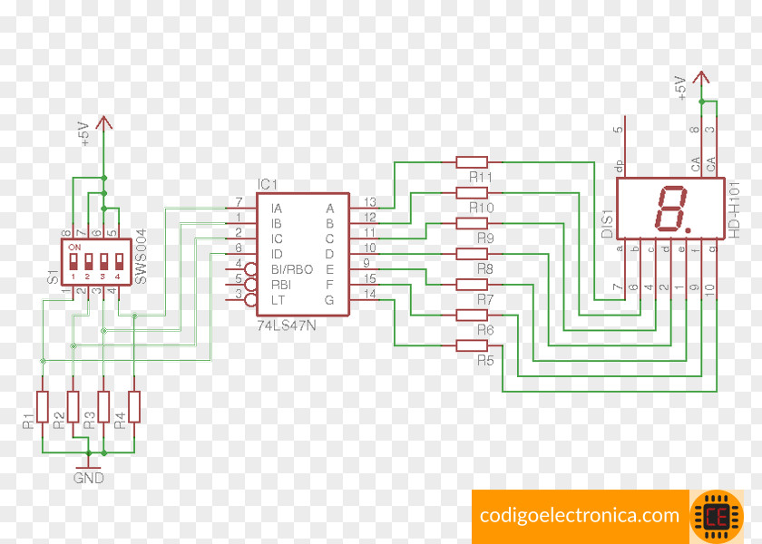 Sevensegment Display Seven-segment Quádruplo Device PNG