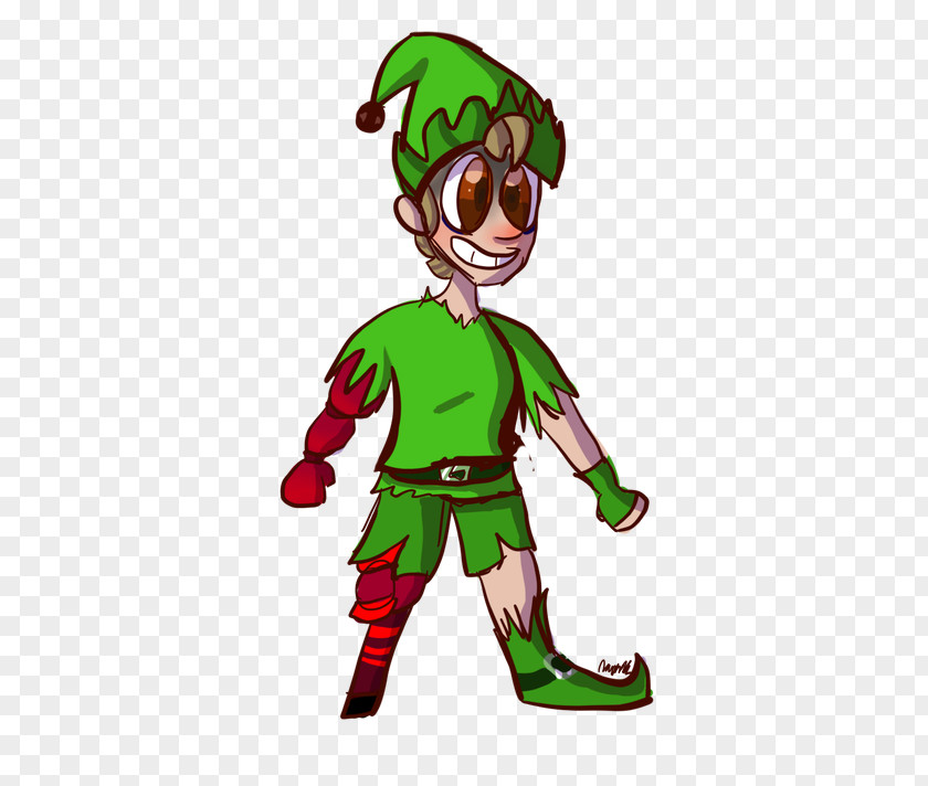 Style Plant Christmas Elf PNG