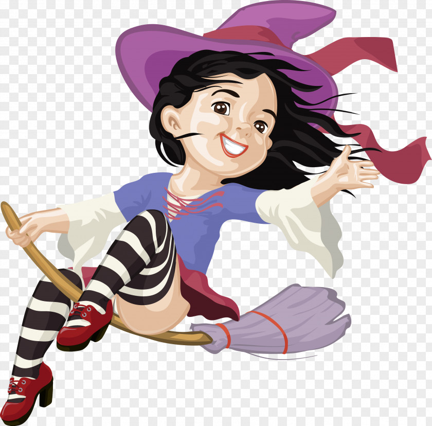 Witch Witchcraft Cartoon Clip Art PNG