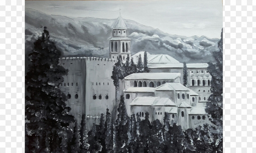 Alhambra White Work Of Art Landmark Worldwide PNG