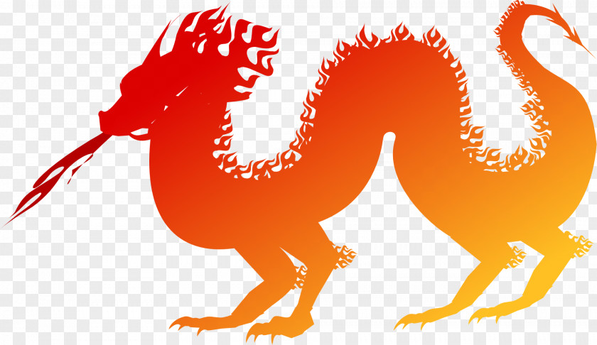 Chinese New Year Dragon Dance Clip Art PNG