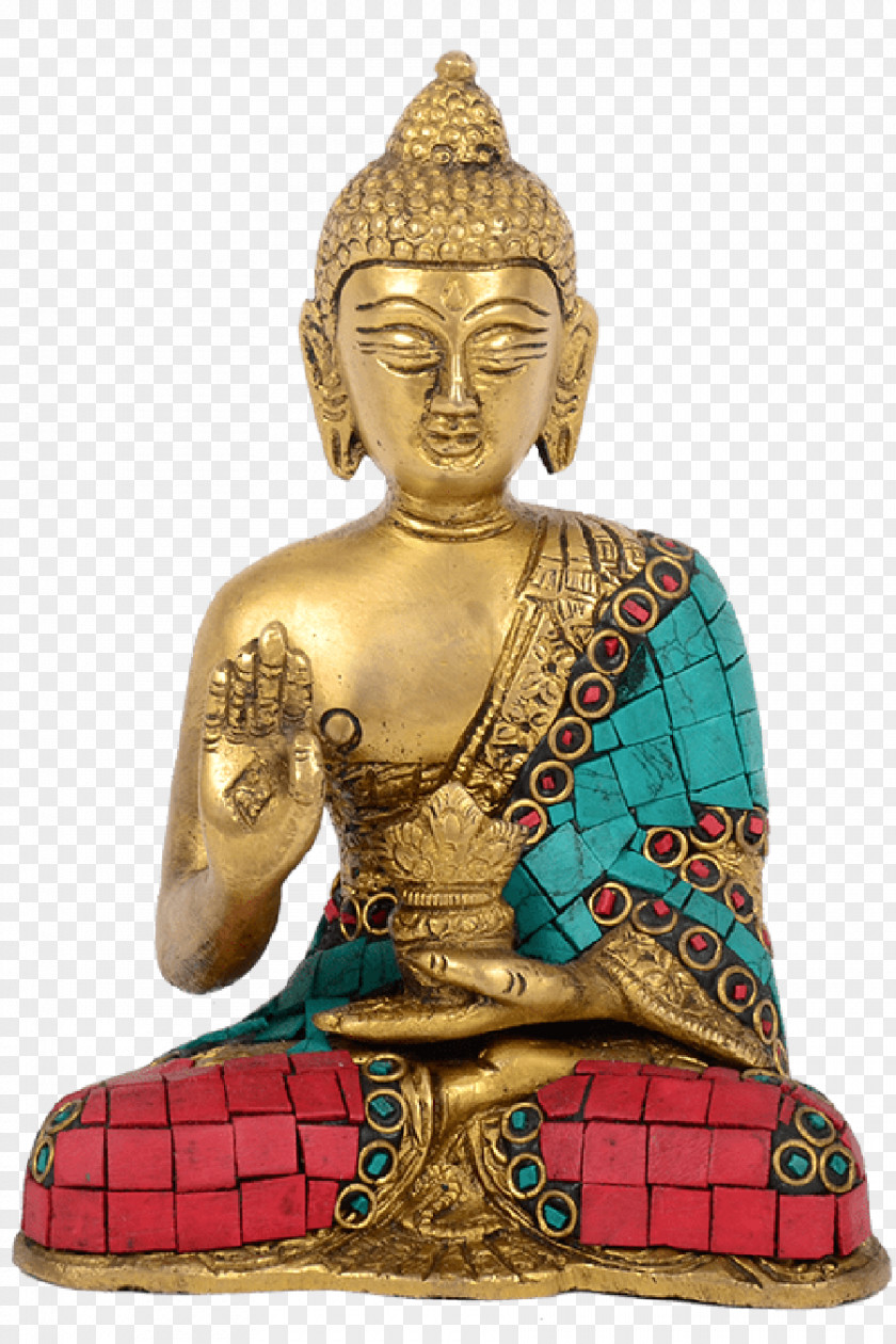 Lord Buddha Gautama Classical Sculpture Statue Figurine PNG