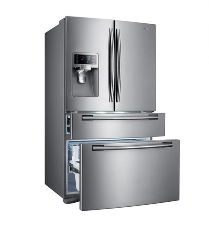 Refrigerator Samsung Door Drawer Freezers PNG