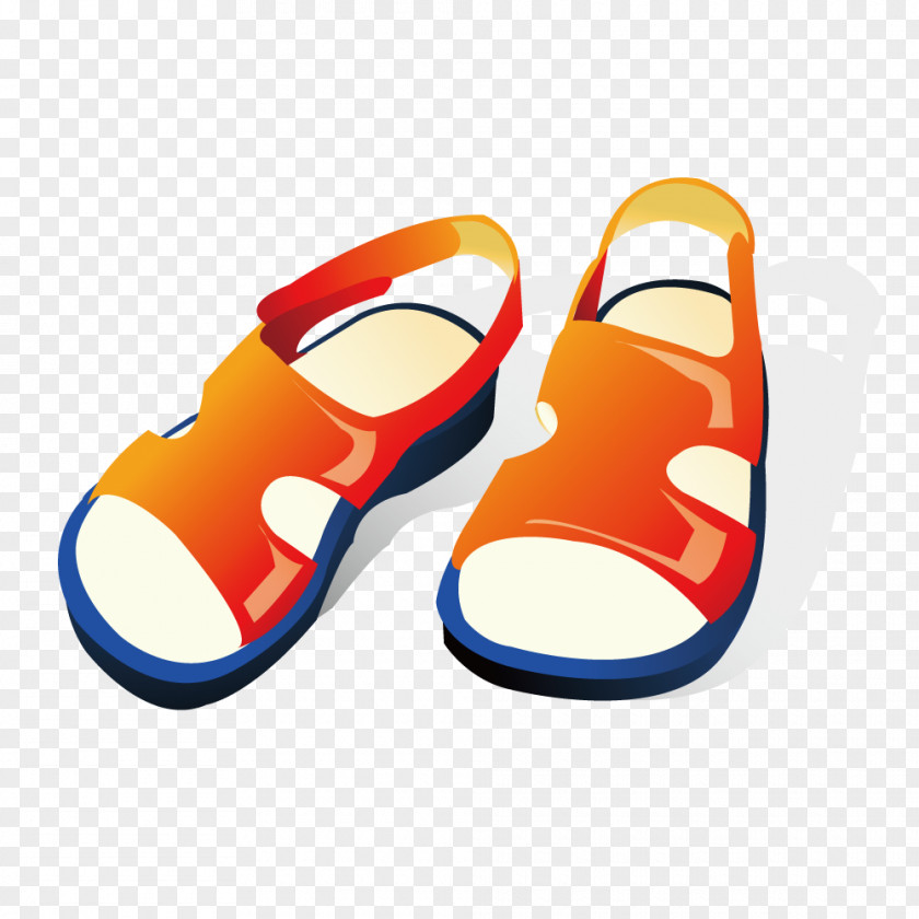 Vector Children Summer Sandals Sandal Flip-flops Free Content Clip Art PNG