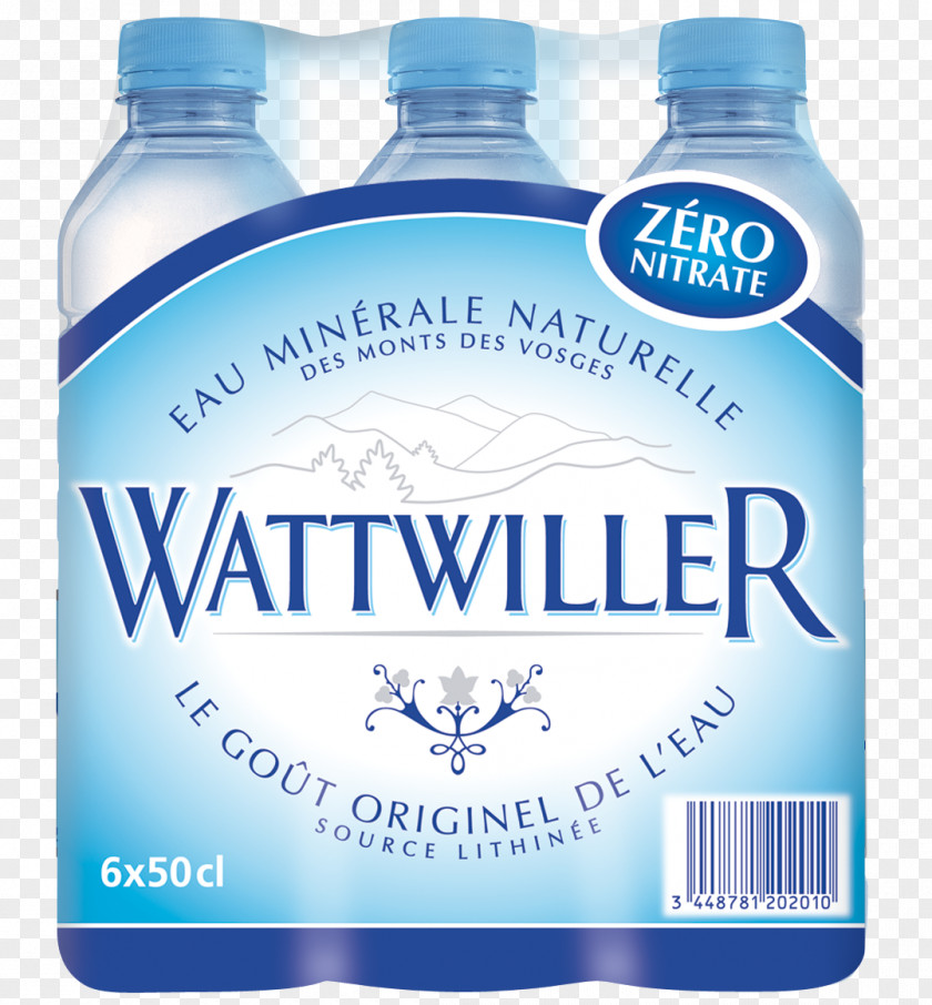 Water Wattwiller Mineral Bottle Fizzy Drinks PNG
