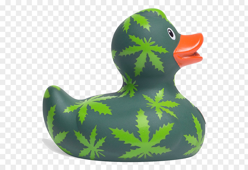 Cannabis Hemp Quacker Rubber Duck PNG