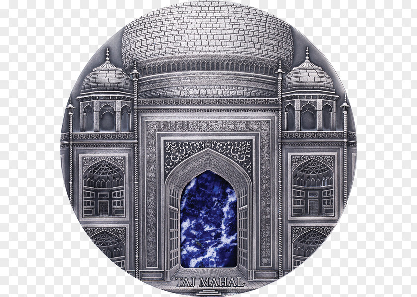 Coin Silver Taj Mahal Architecture PNG