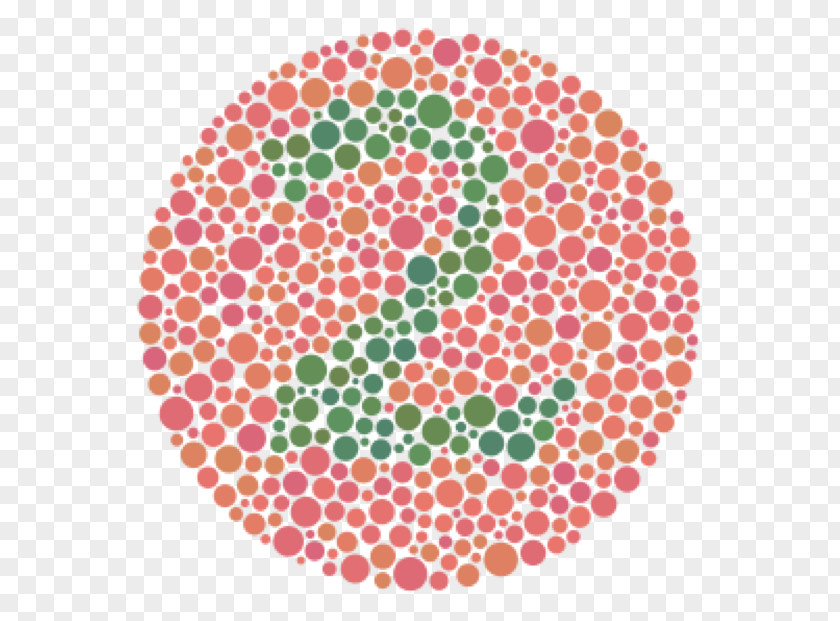 Dalton Ishihara Test Color Blindness Vision Cushion PNG