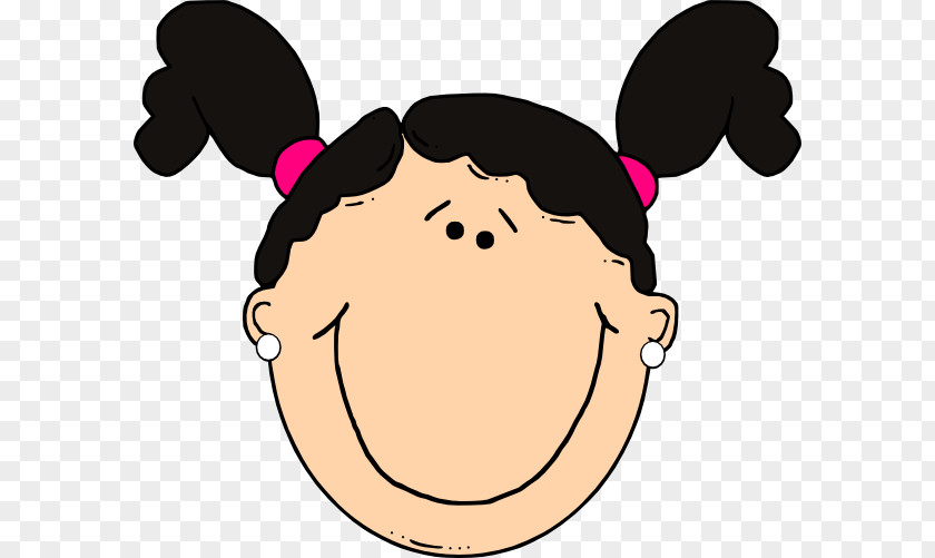 Girl Face Smiley PNG , Smiling s clipart PNG