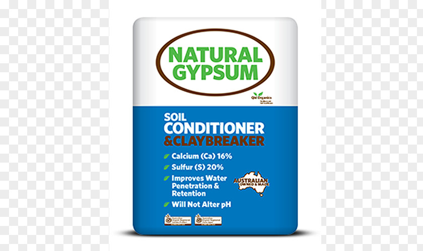 Gypsum Organic Food Queensland Organics Fertilisers Soil Conditioner PNG