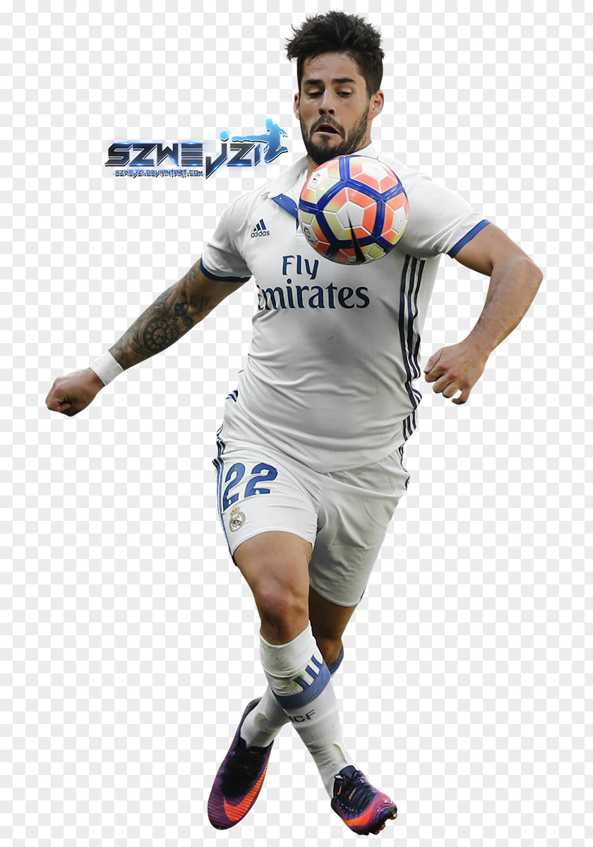 Isco Team Sport Football Player T-shirt PNG