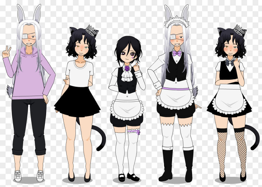 Maid DeviantArt Uniform Clothing PNG