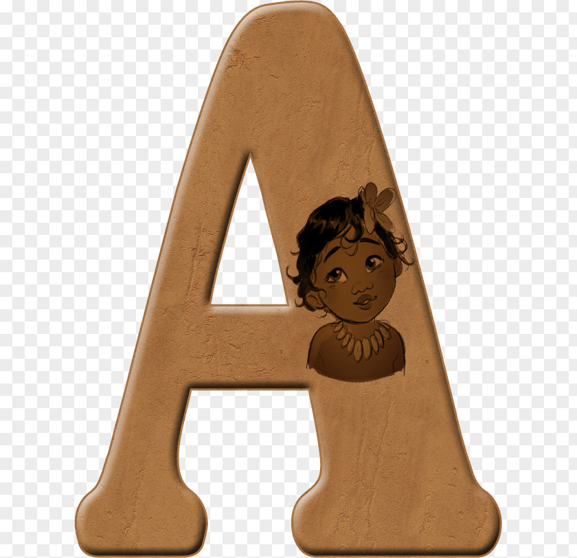 Moana Alphabet Letter PNG