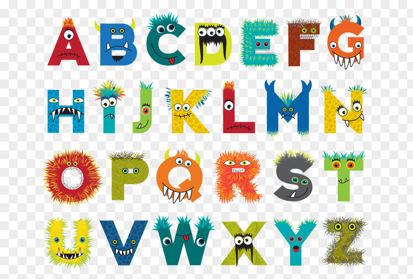 Monster Letter The Alphabet Clip Art PNG